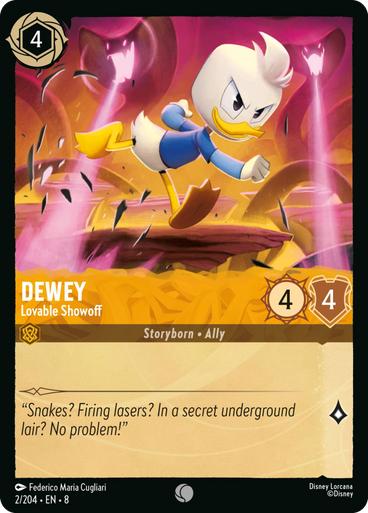 Dewey Lovable Showoff