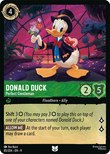 Donald Duck Perfect Gentleman