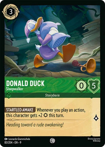 Donald Duck Sleepwalker