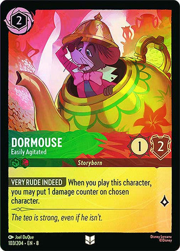 Dormouse Easily Agitated