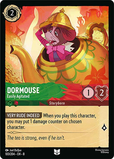 Dormouse Easily Agitated