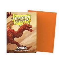 Dragon Shield Amber Matte Sleeves