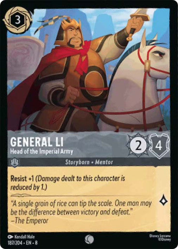 General Li Head of the Imperial Army