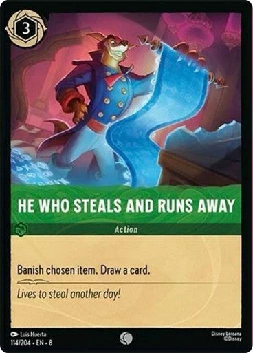 He Who Steals And Runs Away