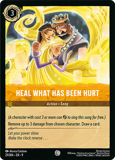Heal What Has Been Hurt