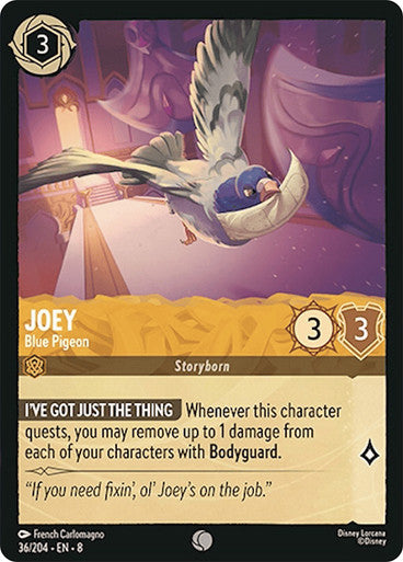 Joey Blue Pigeon