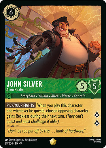 John Silver Alien Pirate