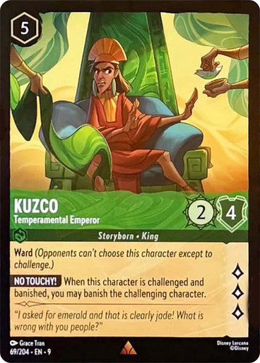 Kuzco Temperamental Emperor