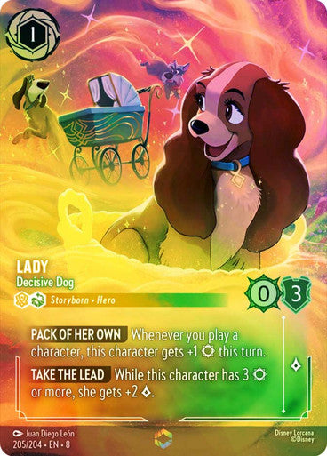 Lady Decisive Dog Enchanted
