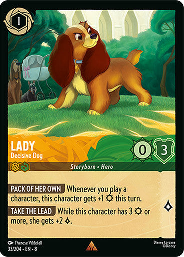 Lady Decisive Dog