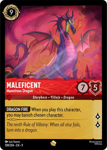 Maleficent Monstrous Dragon