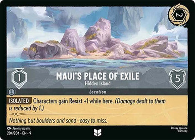 Mauis Place of Exile Hidden Island