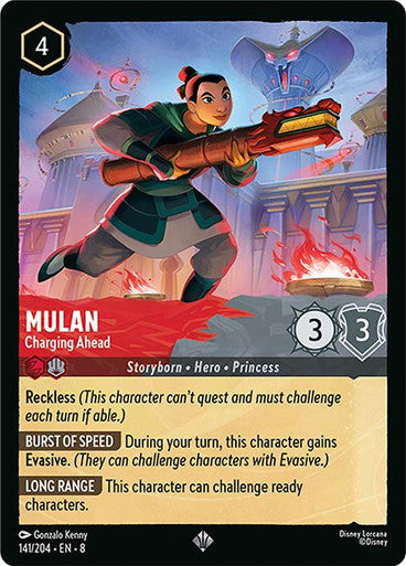 Mulan Charging Ahead