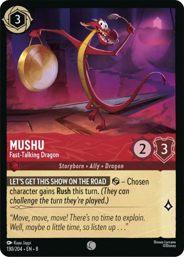 Mushu Fast Talking Dragon