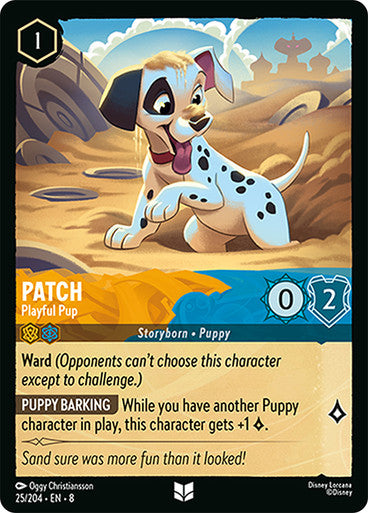 Patch Playful Pup