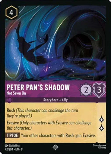 Peter Pans Shadow Not Sewn On