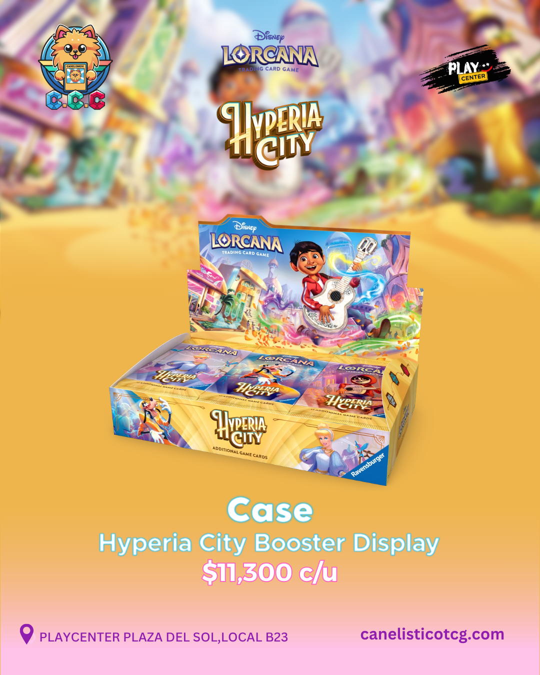 Lorcana: Hyperia City - Case Booster Display