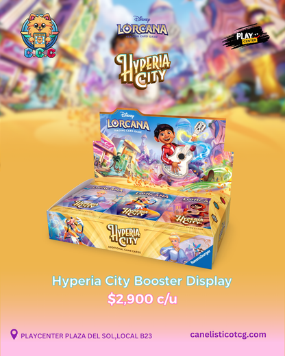 Lorcana: Hyperia City - Booster Display