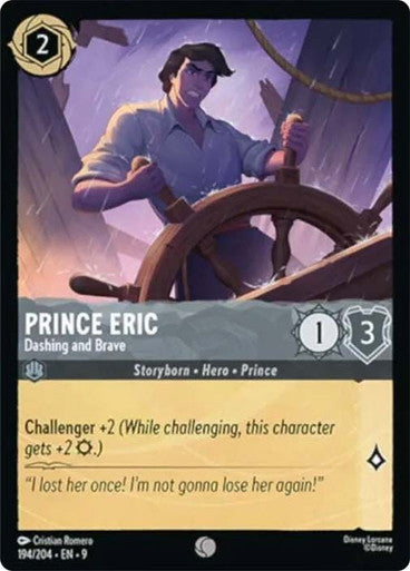 Prince Eric Dashing and Brave
