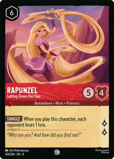 Rapunzel Letting Down Her Hair