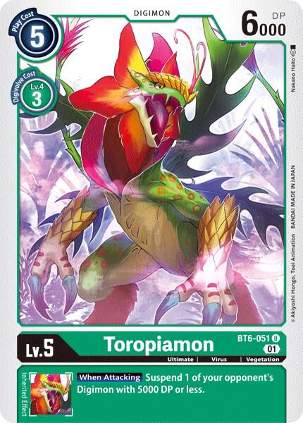 Toropiamon - Double Diamond (BT06)