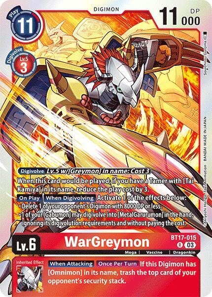 WarGreymon - Secret Crisis (BT17)