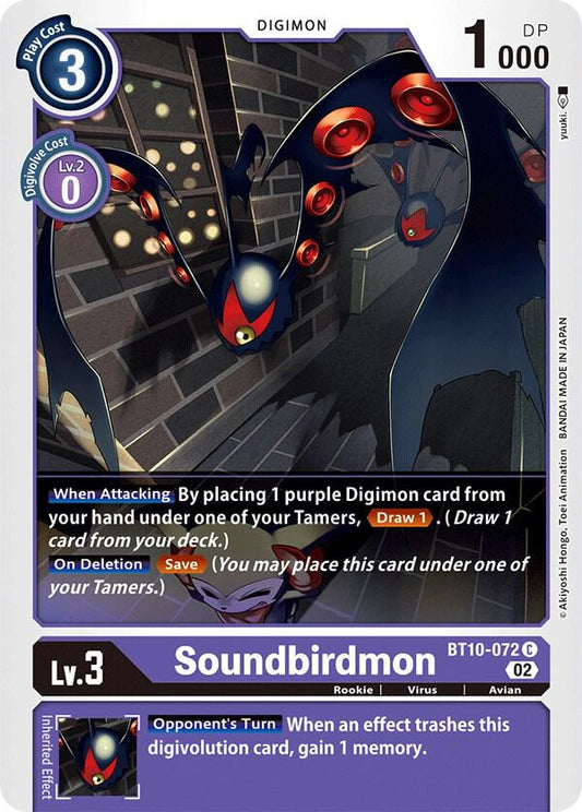 Soundbirdmon - Xros Encounter (BT10)