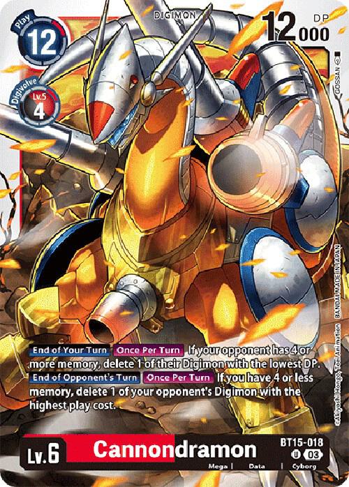 Cannondramon - Exceed Apocalypse (BT15)