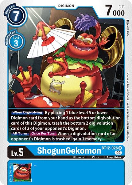 ShogunGekomon - Across Time (BT12)