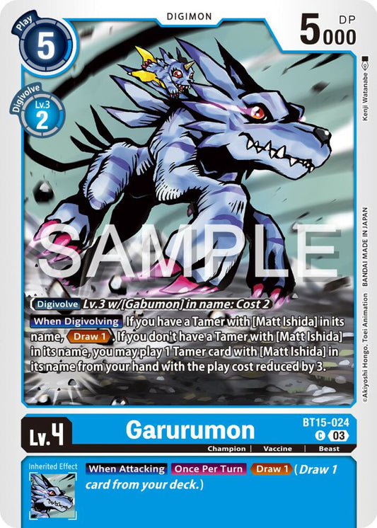 Garurumon - Exceed Apocalypse (BT15)