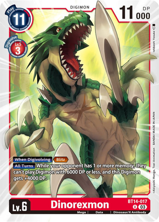 Dinorexmon - Blast Ace (BT14)