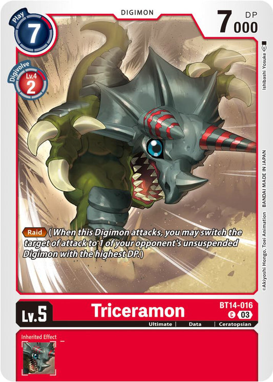 Triceramon - Blast Ace (BT14)