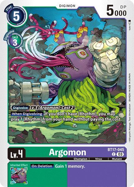 Argomon - BT17-045 - Secret Crisis (BT17)