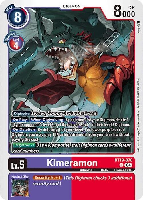 Kimeramon - BT19-070 - Release Special Booster 2.0 (BT18-19)