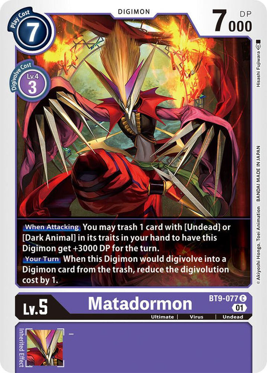 Matadormon - X Record (BT09)
