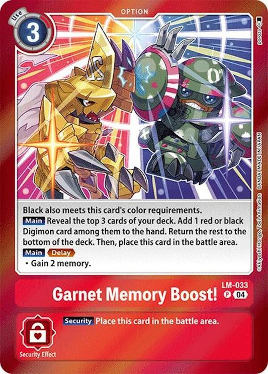 Garnet Memory Boost! - Special Limited Set (LM)