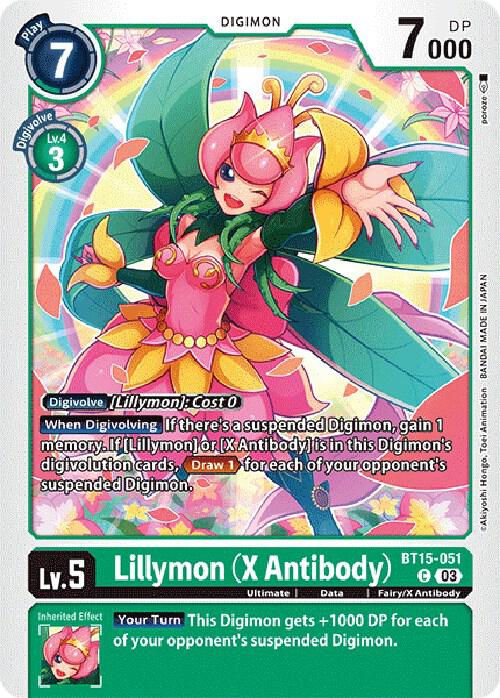 Lillymon (X Antibody) - Exceed Apocalypse (BT15)
