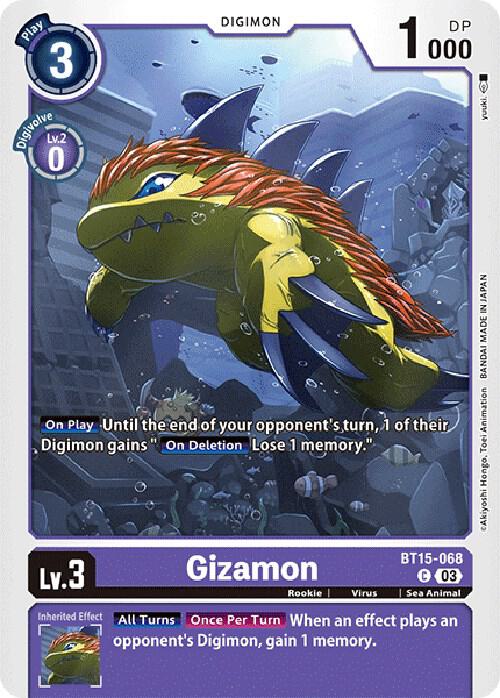 Gizamon - Exceed Apocalypse (BT15)