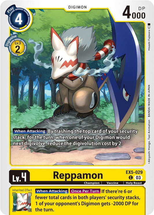 Reppamon - Animal Colosseum (EX05)