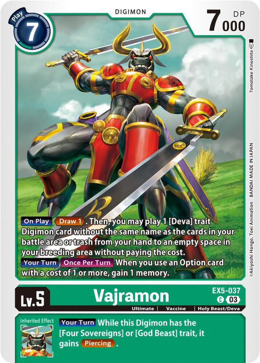 Vajramon - Animal Colosseum (EX05)