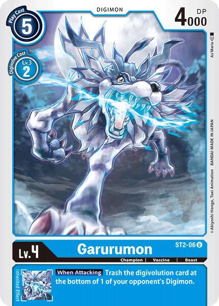 Garurumon - Starter Deck 02: Cocytus Blue (ST-2)