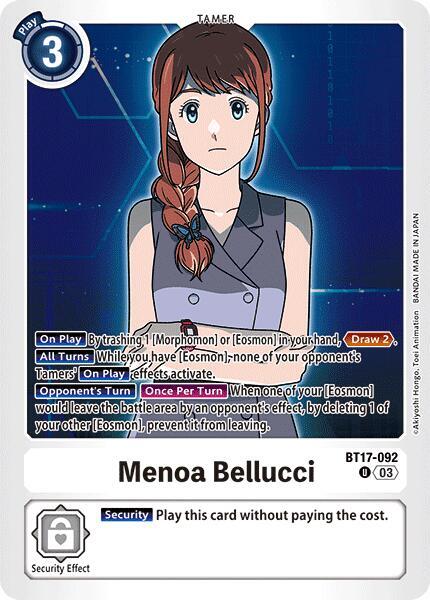 Menoa Bellucci - Secret Crisis (BT17)