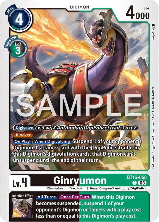 Ginryumon - Exceed Apocalypse (BT15)