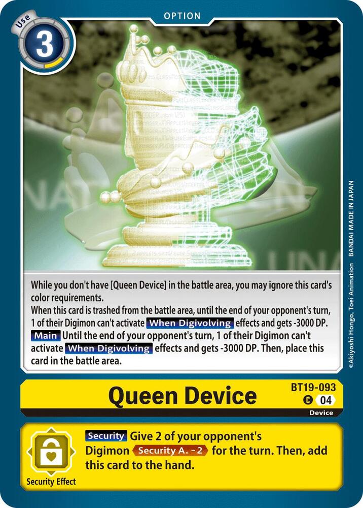Queen Device - Release Special Booster 2.5 (BT19-20)