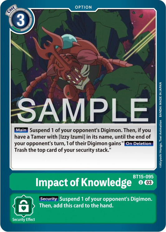 Impact of Knowledge - Exceed Apocalypse (BT15)