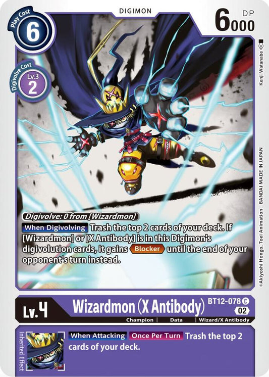 Wizardmon (X Antibody) - Across Time (BT12)