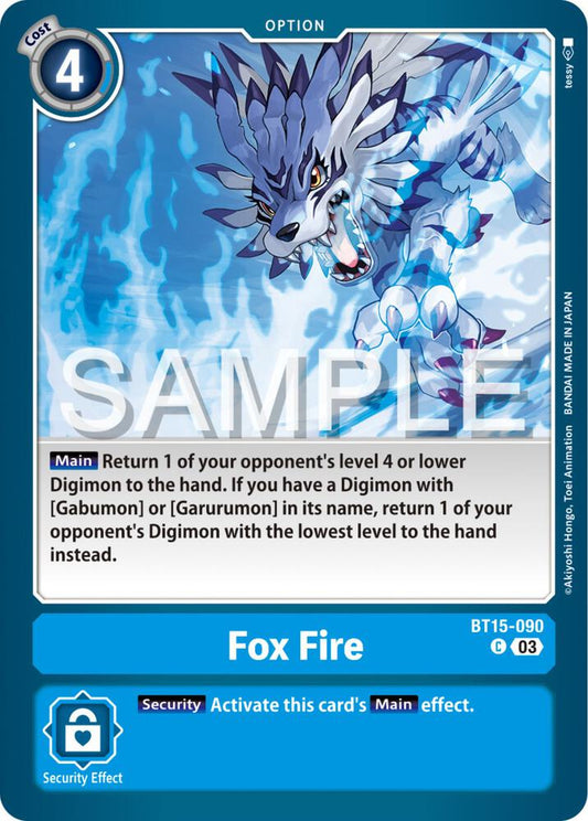 Fox Fire - Exceed Apocalypse (BT15)