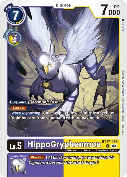 HippoGryphonmon - Secret Crisis (BT17)