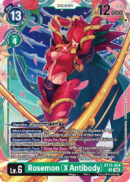 Rosemon (X Antibody) - Exceed Apocalypse (BT15)