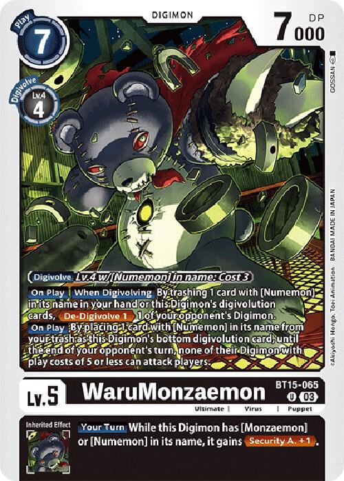 WaruMonzaemon - Exceed Apocalypse (BT15)